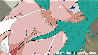 Parodia Hentai De Dragon Ball Z: Un Trío De Personajes De Dibujos Animados