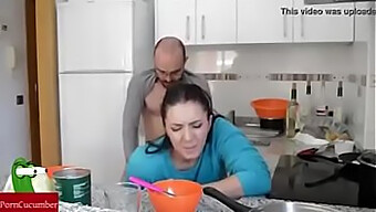 Steamy Kitchen Encounter: Husband And Wife'S Passionate Lovemaking