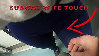 Unknown Older Man Fondles Wife'S Genitals Through Leggings On Public Transit