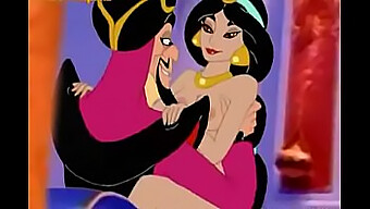 Sultanul Cartoonizat Într-O Poznă Plină De Umor A Lui Aladdin