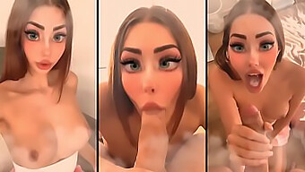 Gadis Jerman Yang Menggemaskan Memberikan Blowjob Yang Licin Dan Menelan Sperma