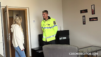 Horny Escort Claudia Macc Gets Down And Dirty With A Cop.