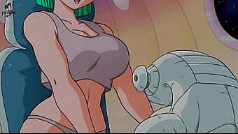 วิดีโอ Hentai ขี่ป่าของ Bulma