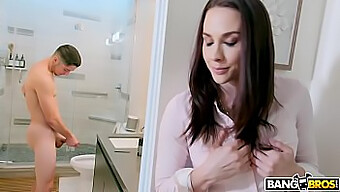 Chanel Preston Discovers Her Son Masturbating In The Bathroom