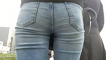 Public Outing In Jeans