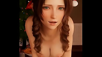 Aerith'S Festive Cowgirl Ride In Pov