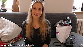 Innocent European Teen'S Shy Nude Casting Experience