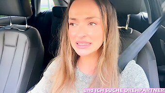 Public Humiliation: German Girl Squirts In Car