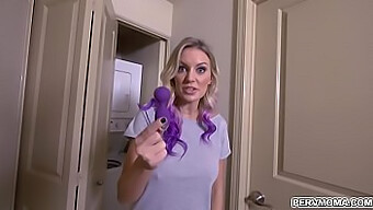 Kenzie Taylor'S Naughty Plans Unravel As She Gets Caught By Her Step-Son While Pleasuring Herself With His Sex Toy