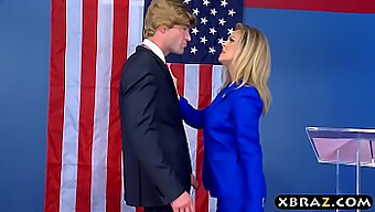 Milf Ivanka Drumpf Tem Seu Cu Fodido Por Um Cirurgião Em Uma Cena Interracial Quente