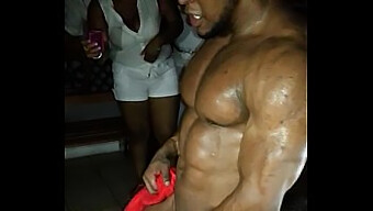 Blade, A Dominican Dancer, Showcases His Muscular Physique During A Striptease