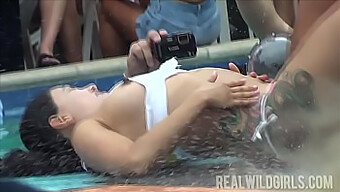 Public Pool Party Turns Into A Raunchy Flashing And Twerking Spectacle