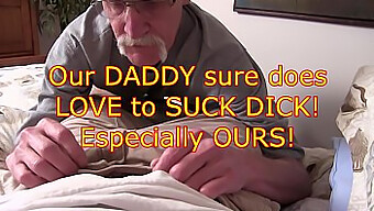 Enjoy A Taboo Daddy'S Oral Skills On A Mature Man'S Penis