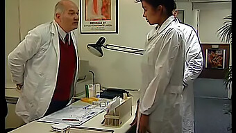 Vintage European Doctor With Big Boobs Fucks Patient