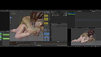 Le Travail Initial En 3d Sur Le Thème De La Corde De Mei Est En Cours