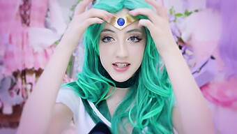 Sailor Neptune Cosplay ที่น่ารักของ Beckii Cruel