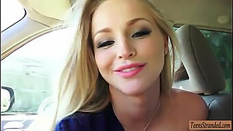 Staci Carr'S Petite Teen Pussy Gets A Rough Treatment In A Car