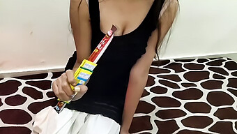 Desi Indian School Girl Seduced With Chocolate And Roughly Taken By Uncle In Homemade Video