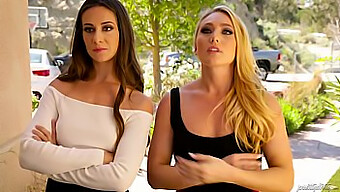 Aj Applegate And Cassidy Klein'S Passionate Threesome With A Well-Endowed Boss