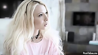 Blonde Teen Kenzie Reeves Får En Stor Pik Kneppet Af Sin Stedfar