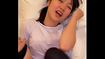 Cute Japanese Teen Takes A Cumshot In Her Mouth