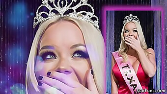 Miss America, Çift Penetrasyon Sahnesinde Boyun Eğme Ve Hakimiyet Deneyimliyor