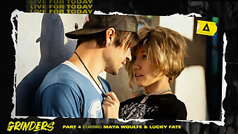 Maya Woulfe E Lucky Fate In Un'Intensa Azione Orale